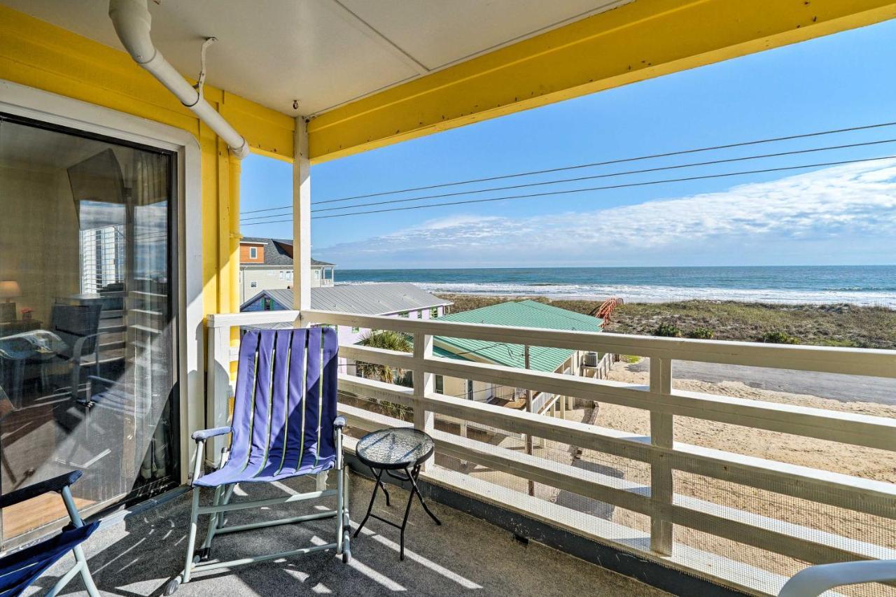 Appartement Breezy Beach Retreat With 180-Degree Ocean Views! à Carolina Beach Extérieur photo