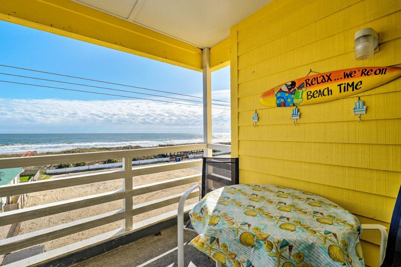 Appartement Breezy Beach Retreat With 180-Degree Ocean Views! à Carolina Beach Extérieur photo